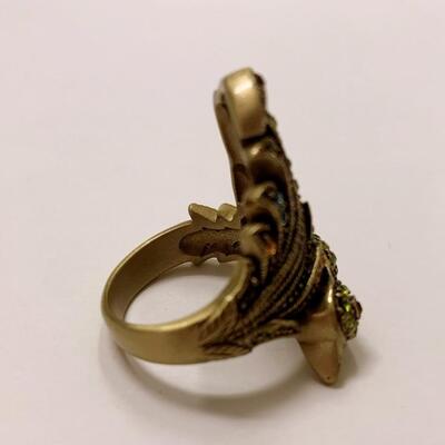Heidi Daus "For the Birds" Crystal Ring Size 8