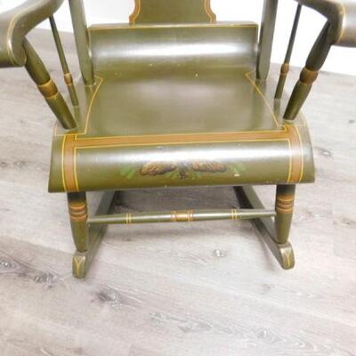 Antique Pennsylvania Painted Amish Rocking Chair