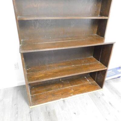 Hand Crafted Solid Wood Book Shelf Display Stand