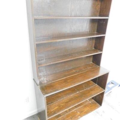 Hand Crafted Solid Wood Book Shelf Display Stand