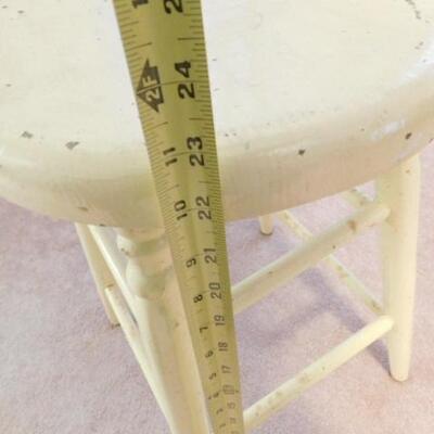 Vintage Thick Slab Country Farmhouse Stool