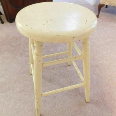 Vintage Thick Slab Country Farmhouse Stool