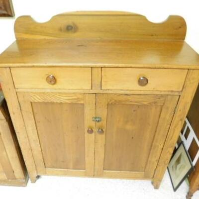 Antique Primitive Mixed Wood Pennsylvania Amish Sideboard