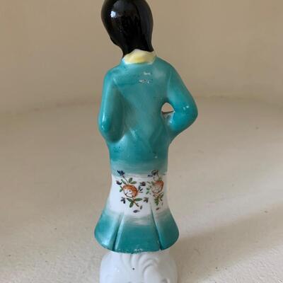 Vintage Asian Man & Woman Figurines