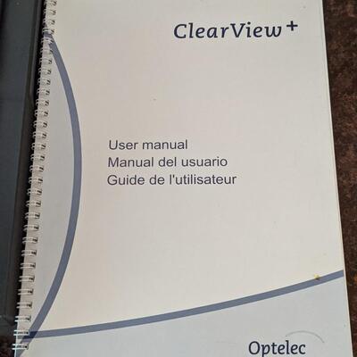 Like New Optelec ClearView Magnifier for Visually Impaired