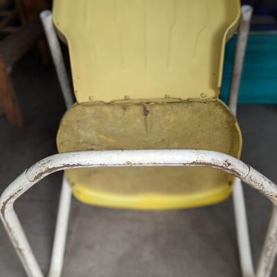 Vintage Metal Porch Chair, Great Shape