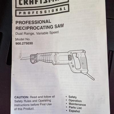 Craftsman Reciprocating Saw