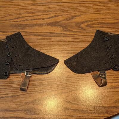 Antique, very Functional Wool Shoe Covers