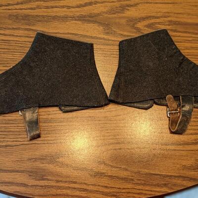 Antique, very Functional Wool Shoe Covers