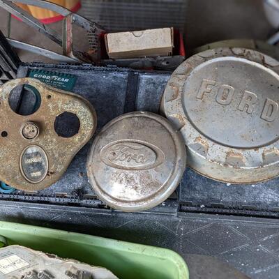 Collection of Antique Auto Parts