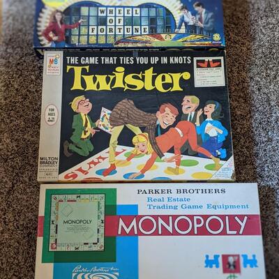 Vintage Set of Board Games