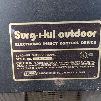 Surg-i-kil Outdoor Electronic Zapper, Now's the Time!