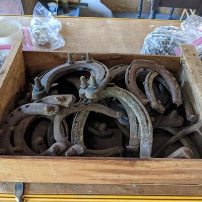 Collection of Antique Horse Shoes