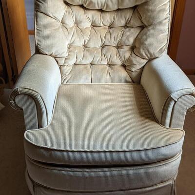 Corduroy Swivel, Rocking Chair, Very Comfortable, Exc Condition