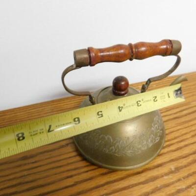 Antique Copper Tea Kettle with Wood Handle