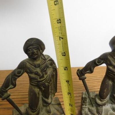 Antique Cast Iron Pirate Book Ends