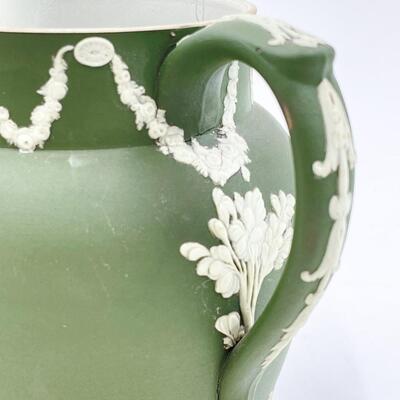 VINTAGE WEDGWOOD SMALL GREEN PITCHER