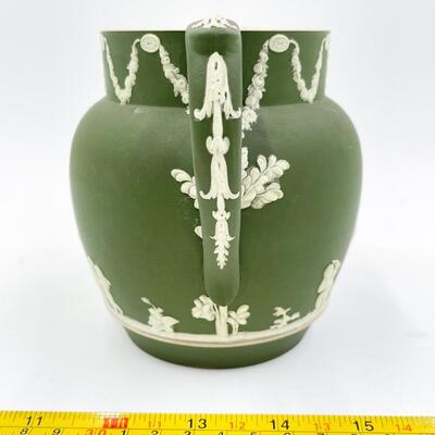 VINTAGE WEDGWOOD SMALL GREEN PITCHER