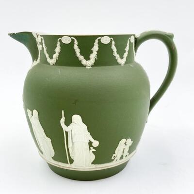 VINTAGE WEDGWOOD SMALL GREEN PITCHER