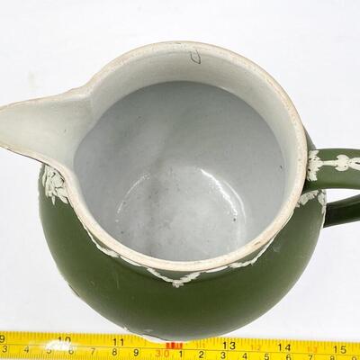 VINTAGE WEDGWOOD SMALL GREEN PITCHER