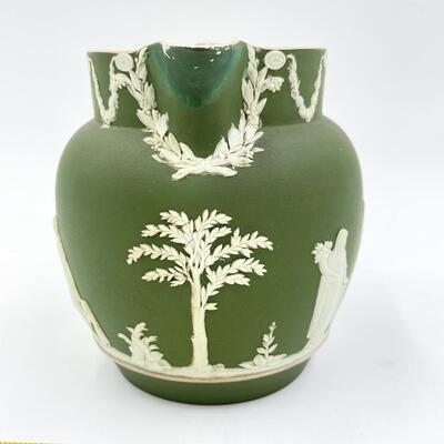 VINTAGE WEDGWOOD SMALL GREEN PITCHER