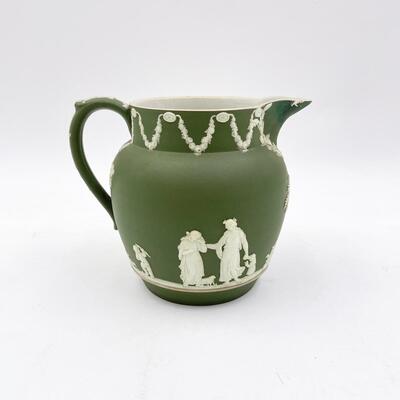 VINTAGE WEDGWOOD SMALL GREEN PITCHER
