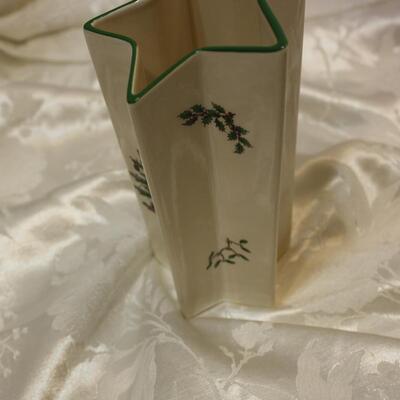 Spode Christmas Tree Star Vase - (JS/LG)