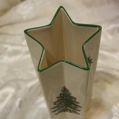 Spode Christmas Tree Star Vase - (JS/LG)