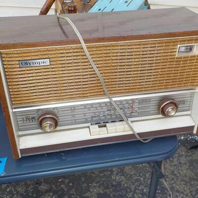 1950's Olympic 12 transistor table radio.