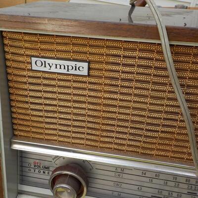 1950's Olympic 12 transistor table radio.