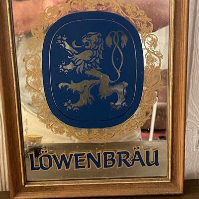 Lowenbrau Beer Mirror 