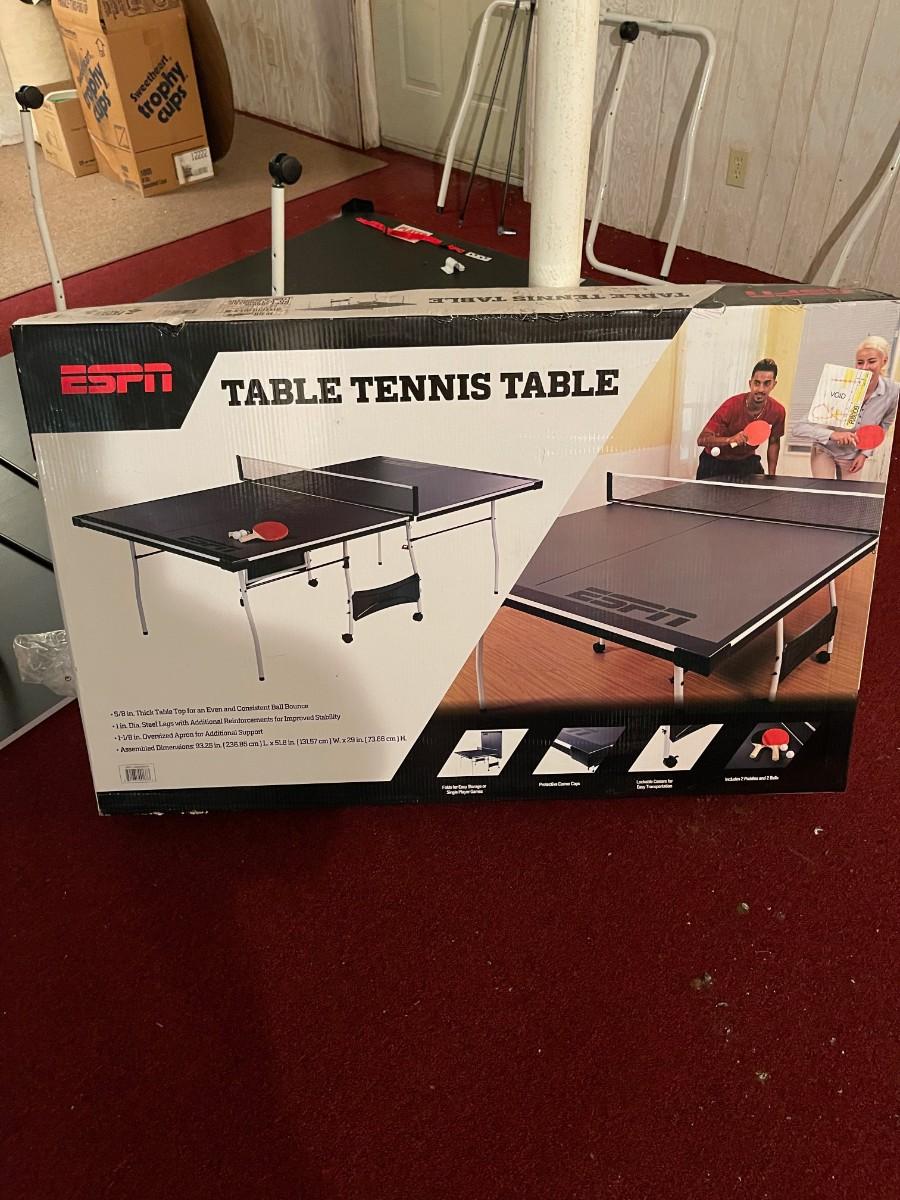 ESPN Table Tennis Table / New