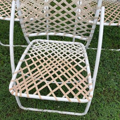 357. Brown Jordan Aluminum Outside Folding Chairs ( 9 ) 