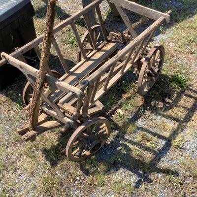 370. Antique Goat Wagon 