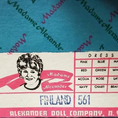 Madame Alexander Doll - Finland - 