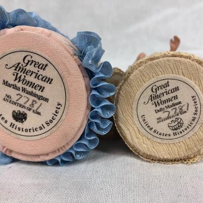 12 Great American Women figurines United States Historical Society