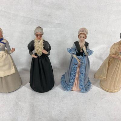 12 Great American Women figurines United States Historical Society