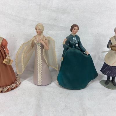 12 Great American Women figurines United States Historical Society