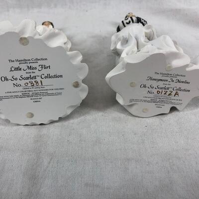 Oh-So Scarlett O'Hara Gone with the Wind 10 Figurines The Hamilton Collection