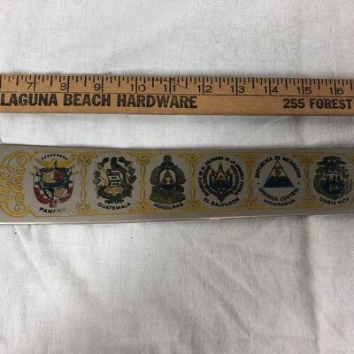 South American Country Decorated Machete Knife Sword Blade El Salvador