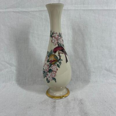 Lenox Serenade flower and bird small bud vase