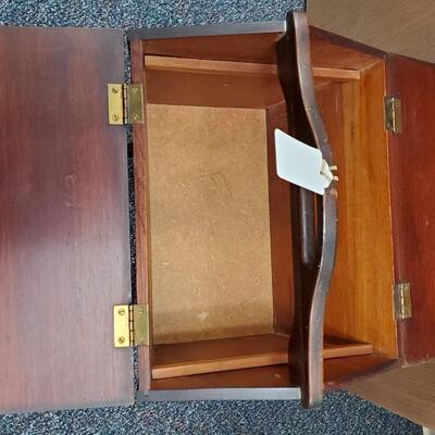 Vintage Wooden Sewing Box 