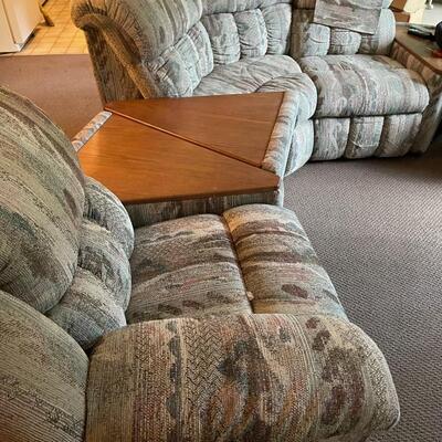 Large sectional sofa / end tables / recliners / Multifunctional