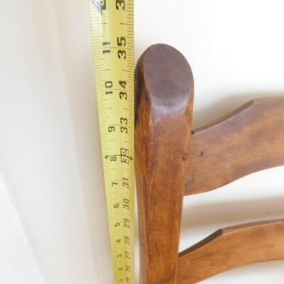 Nice Antique Ladder Back Amish Rush Seat Chair