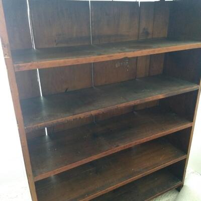 Vintage Hand Crafted Solid Wood Book Shelf 