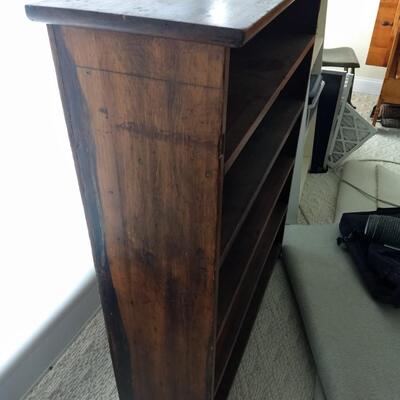 Vintage Hand Crafted Solid Wood Book Shelf 