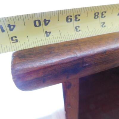 Vintage Hand Crafted Solid Wood Book Shelf 
