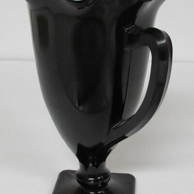 Black Amethyst LE Smith Glass Vase Dancing Nudes 