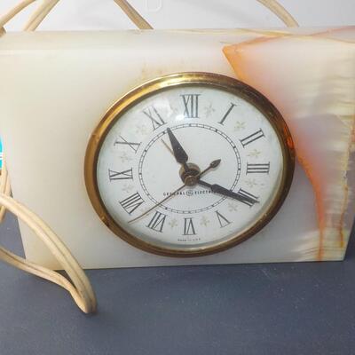 1960's Marble alarm table clock.
