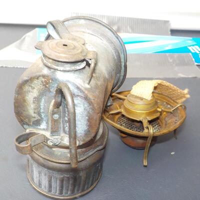 1912 torch light Kerosene and oil lamp base.